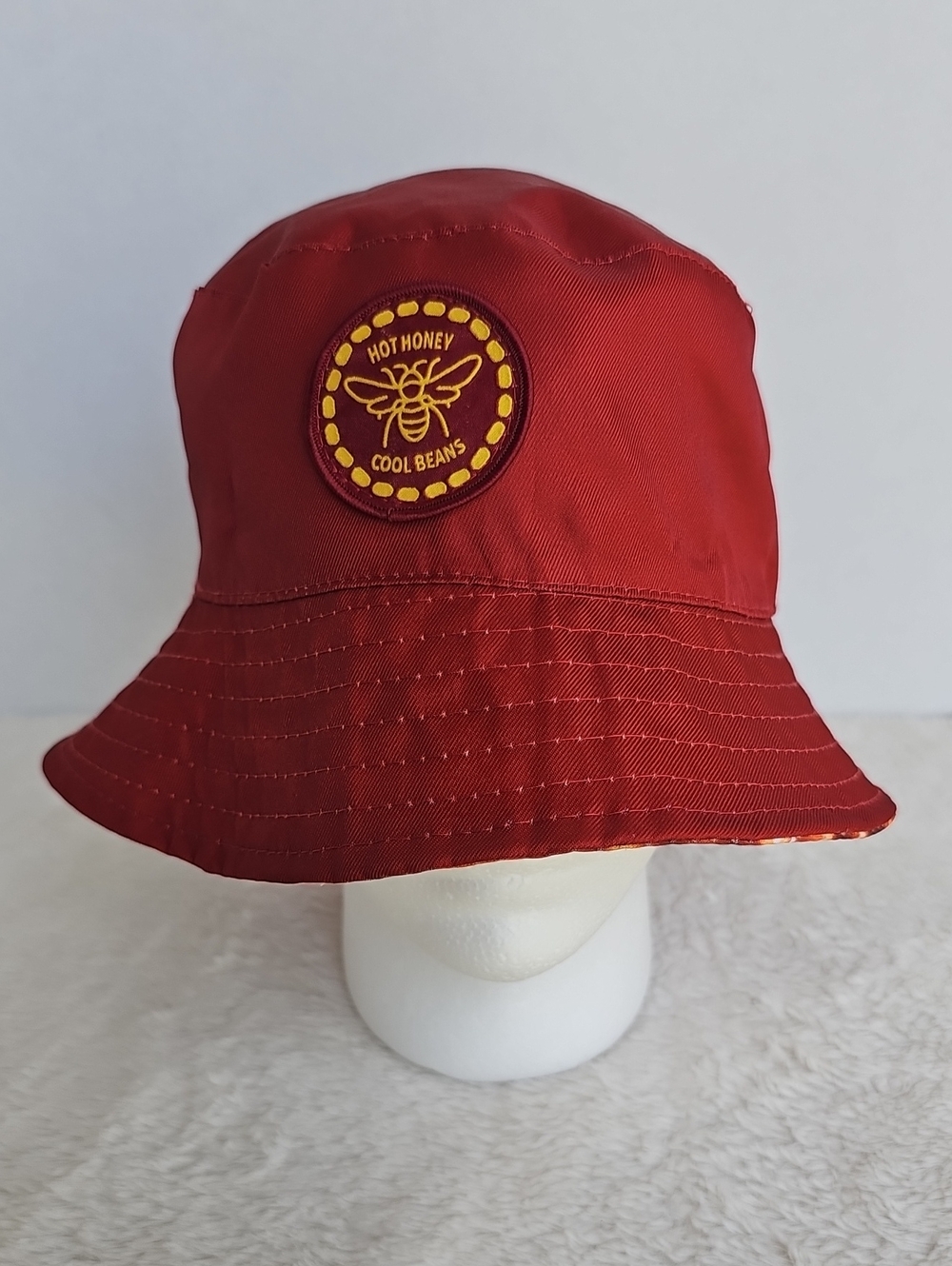 Bush’s Beans x Mike’s Hot Honey Reversible Bucket Hat One Size Cool Beans